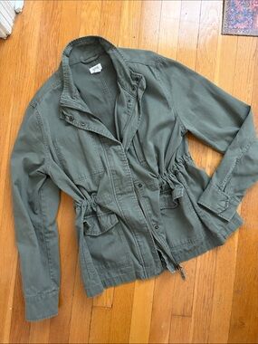 The Millennial Green Utility Field Jacket Olive Army Green Coat Size M